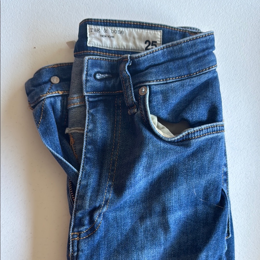 Rag & Bone Classic Blue Skinny Jeans